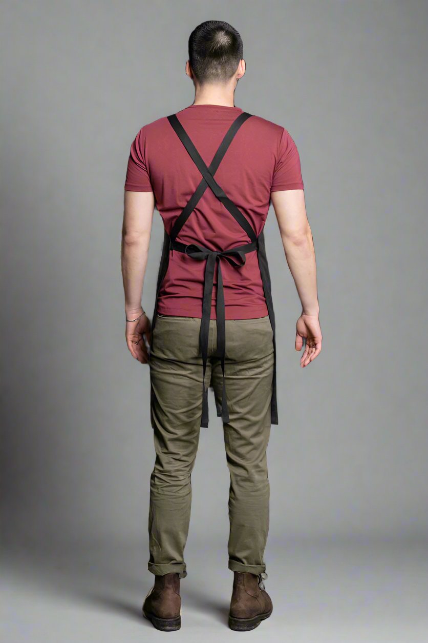 Infinite Black™ Bleach-Proof Black Denim - Gold Label Stylist Apron