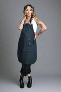 Infinite Black™ BLEACH-PROOF BLACK DENIM STYLIST APRON