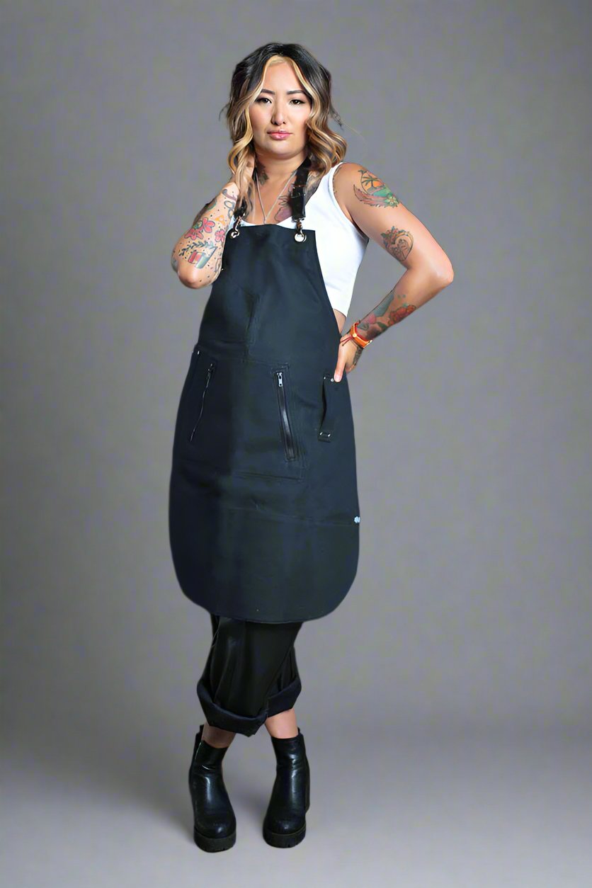 Infinite Black™ BLEACH-PROOF BLACK DENIM STYLIST APRON