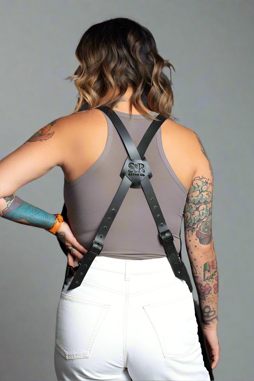 Infinite Black™ BLEACH-PROOF BLACK DENIM STYLIST APRON