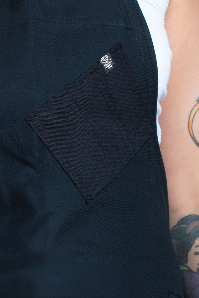 Infinite Black™ Bleach-Proof Black Denim - Gold Label Stylist Apron