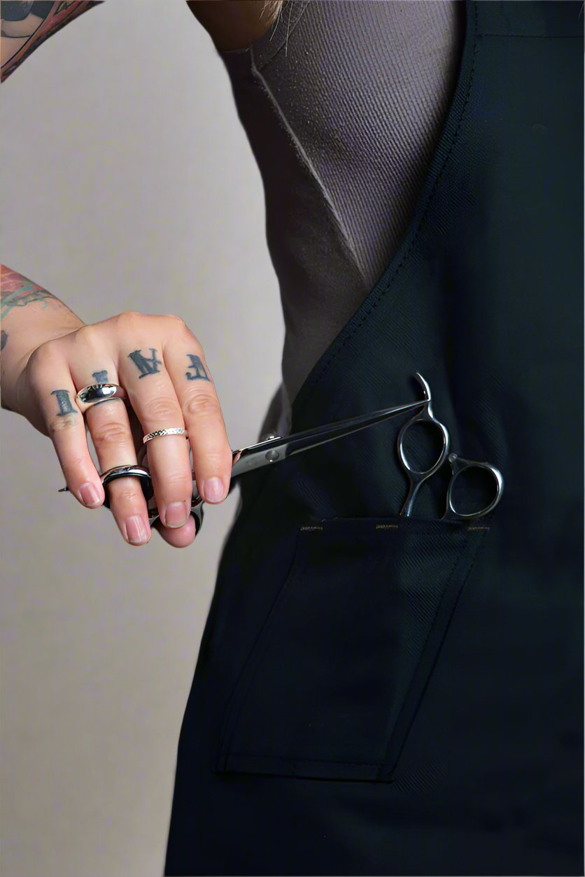 Infinite Black™ BLEACH-PROOF BLACK DENIM - Gold Label Stylist Apron