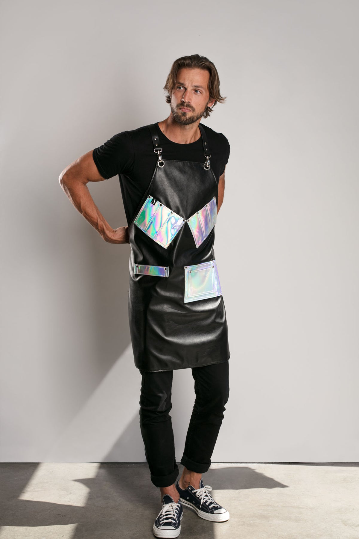 Vinyl &amp; Holographic Stylist Apron