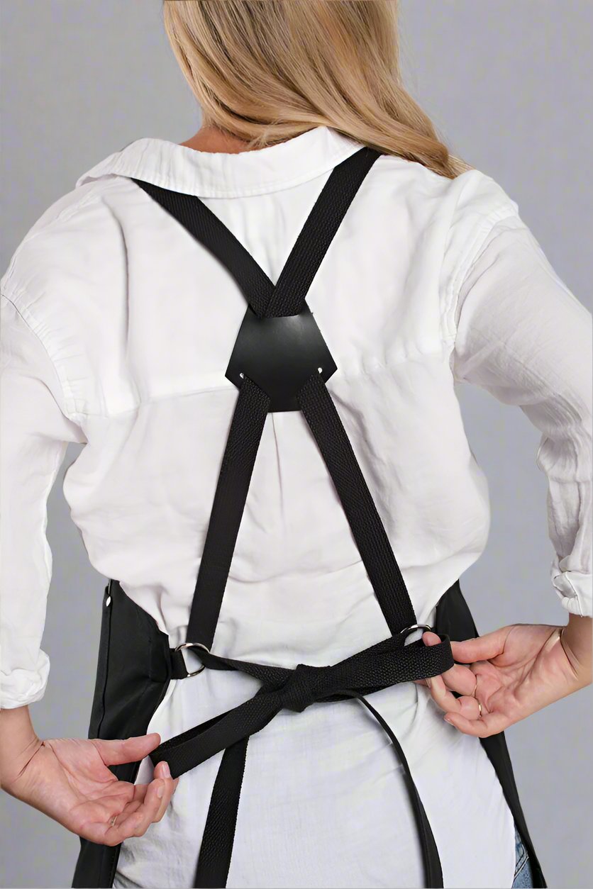 Infinite Black™ BLEACH-PROOF BLACK DENIM STYLIST APRON