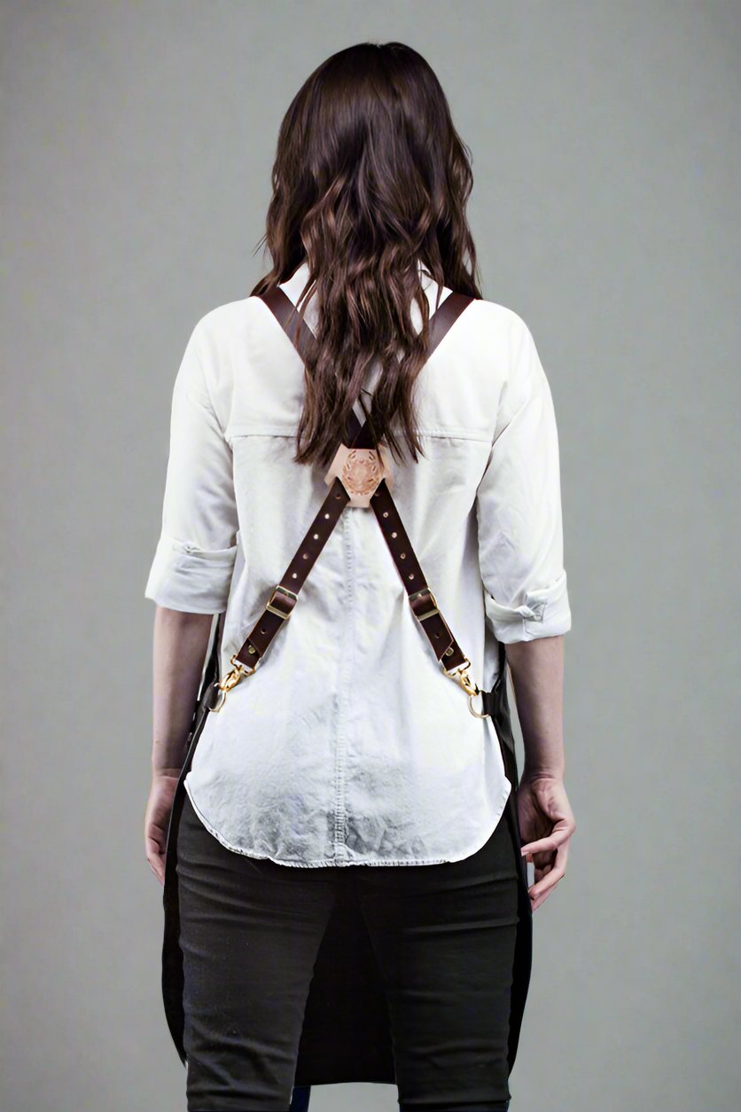 Leather Barber & Stylist Apron