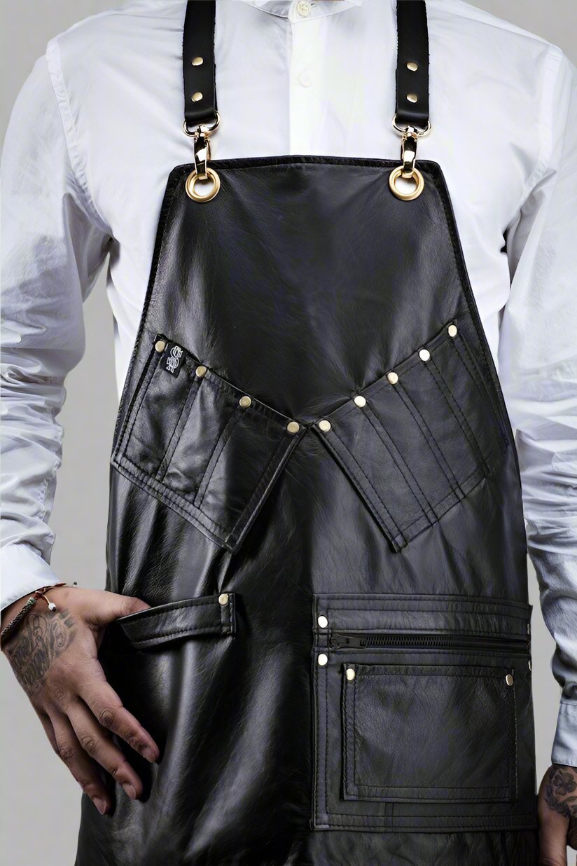 Leather Barber & Stylist Apron