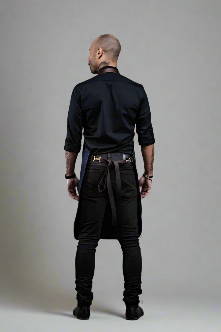 BARBER & STYLIST APRON - Brown or Black Canvas